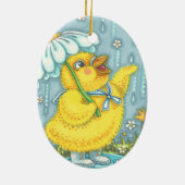 APRIL DUSCHEN BABY CHICK EASTER SPRING ORNAMENT (Hinten)
