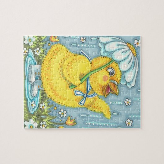 APRIL DUSCHEN BABY CHICK, FRÜHER OSTER PUZZLE (Horizontal)