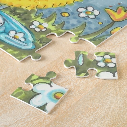 APRIL DUSCHEN BABY CHICK, FRÜHER OSTER PUZZLE (Seite)