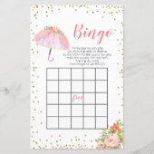 April Duschen bringen Mai Blume Bingo Spiel (Vorderseite)