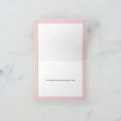 April Duschen bringen Mai Blume Dank Karte (Innenseite)