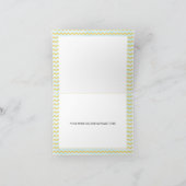 April Duschen bringen Mai Blume Dank Karte (Innenseite)