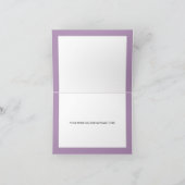 April Duschen bringen Mai Blume Dank Karte (Innenseite)