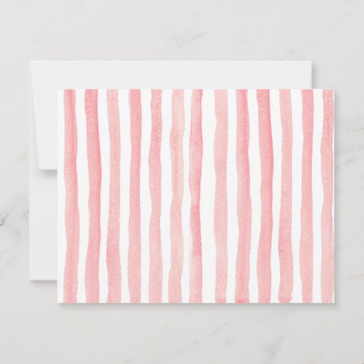 April Duschen bringen Mai Blume Dank Karte (Rückseite)