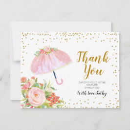 April Duschen bringen Mai Blume Dank Karte