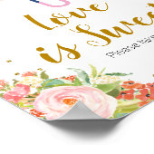 April Duschen bringen Mai Blume Liebe ist süß Poster (Ecke)