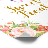 April Duschen bringen Mai Blume Süßigkeiten Lecker Poster (Ecke)