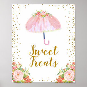 April Duschen bringen Mai Blume Süßigkeiten Lecker Poster
