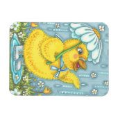 APRIL-DUSCHEN BRINGEN VIELLEICHT BLUME BABY CHICK  MAGNET (Horizontal)