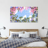 April Duschen Canvas Print Leinwanddruck (Insitu (Schlafzimmer))