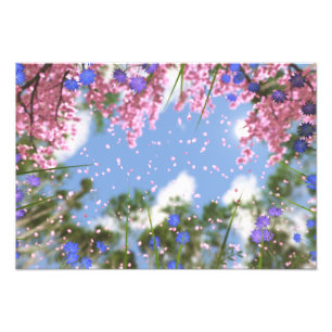 April Duschen Foto drucken