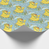 APRIL-DUSCHEN, FRÜHCHSTÜCK-WRAPPING-PAPIER GESCHENKPAPIER (Ecke)