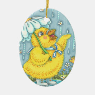 APRIL-DUSCHEN, FRÜHSTÜCKSKONTROLLE 2019 KERAMIK ORNAMENT