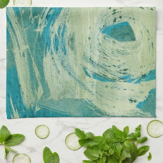 April - Duschen II Geschirrtuch (Gefaltet)