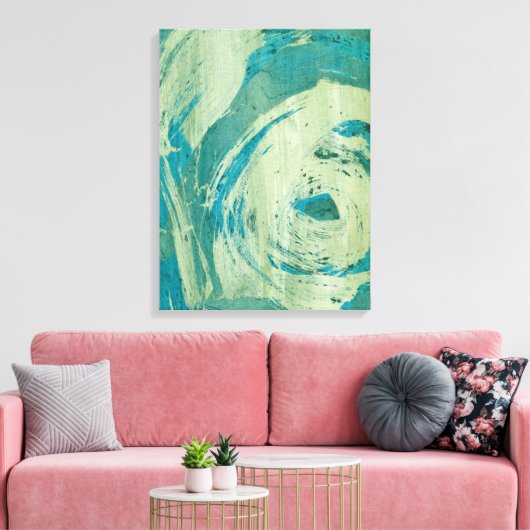 April - Duschen II Leinwanddruck (Insitu (Wohnzimmer))