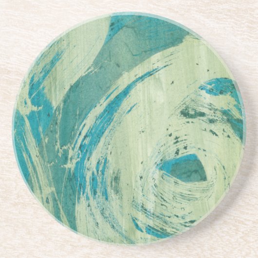 April - Duschen II Sandstein Untersetzer (Vorne)