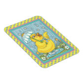 APRIL-DUSCHEN KÖNNEN BLUME, FRÜHSTÜCK-MAGNET MAGNET (Rechte Seite)