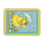 APRIL-DUSCHEN KÖNNEN BLUME, FRÜHSTÜCK-MAGNET MAGNET (Horizontal)