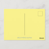 APRIL-DUSCHEN KÖNNEN BLUME, FRÜHSTÜCKSKARTE POSTKARTE (Rückseite)