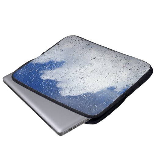 April-Duschen Laptopschutzhülle (Vorne Knopf)