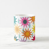 April Duschen Mai Blume Kaffeetasse (Mittel)