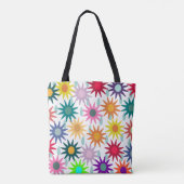 April Duschen Mai Blume Tasche (Rückseite)