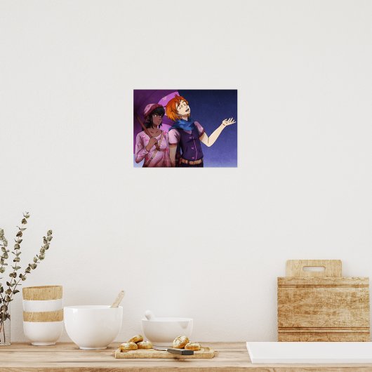 April Duschen Poster (Küche)