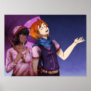 April Duschen Poster