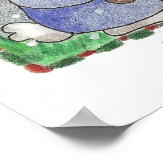 April Duschen Poster (Ecke)