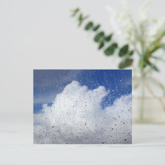 April Duschen Postkarte (Stehend Vorderseite)