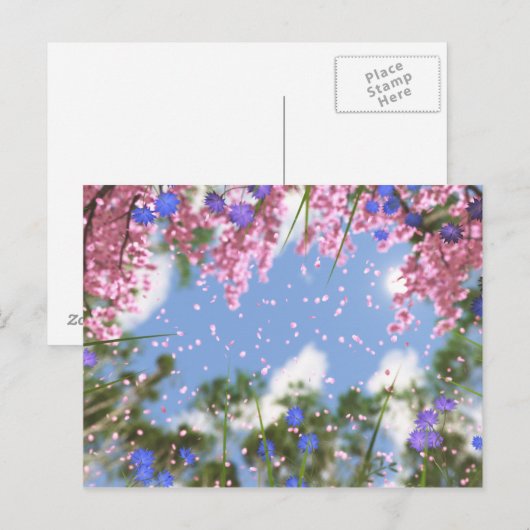 April Duschen Postkarte (Vorne/Hinten)