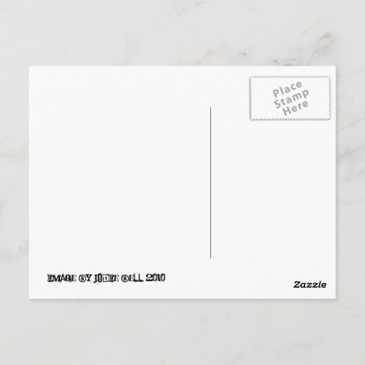 April Duschen Postkarte (Rückseite)