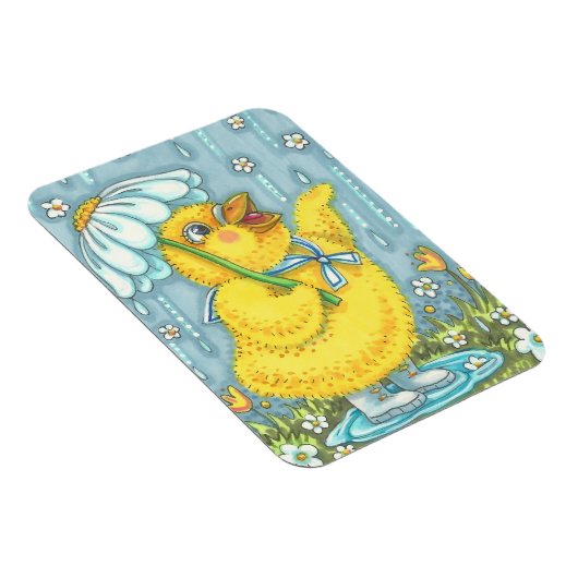 APRIL DUSCHEN SPRING CHICK MAGNET Rectangle (Rechte Seite)