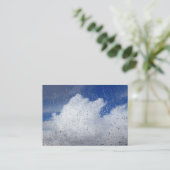 April Duschen Visitenkarte (Stehend Vorderseite)