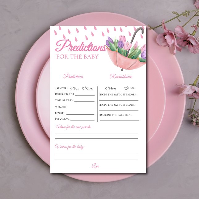 April Duwers Baby Shower Predictions Spiel (Von Creator hochgeladen)