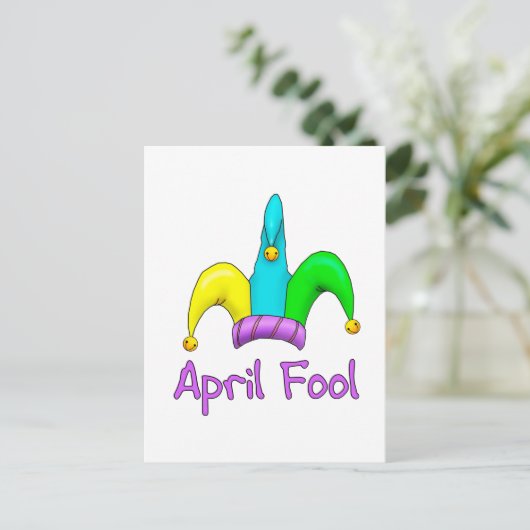 April Fool Postkarte (Stehend Vorderseite)
