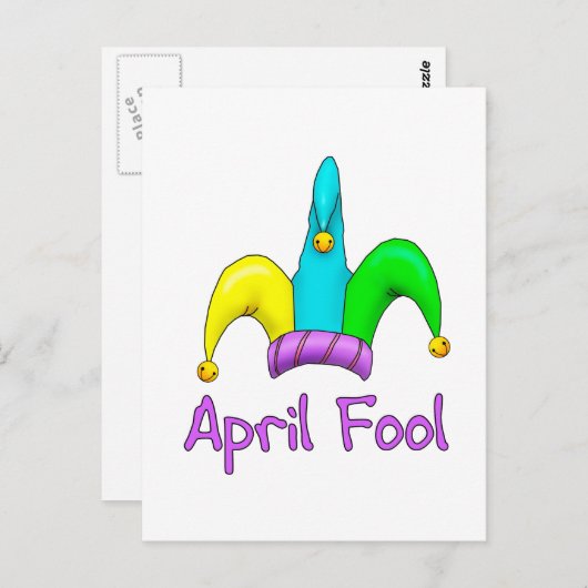 April Fool Postkarte (Vorne/Hinten)