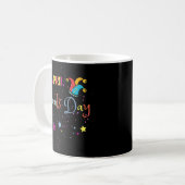 April Fool's Day 1. April Prank Prankster Narren M Kaffeetasse (Vorderseite Links)