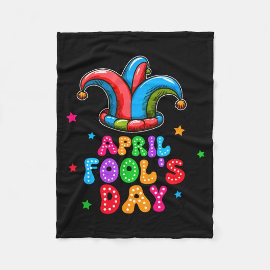 April Fool's Day April 1st Prank Joke Funny Gift  Fleecedecke (Vorderseite)