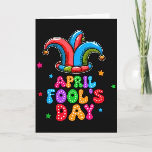 April Fool's Day April 1st Prank Joke Funny Gift Karte (Vorderseite)