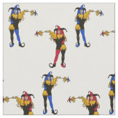 April Fool's Day Court Jesters Stoff (Nahaufnahme)