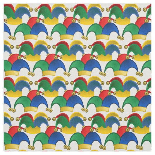 April Fool's Day Jesters Hats Pattern Stoff (Muster)