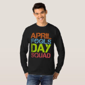 April Fools Day Squad Family Matching For Kids Adu T-Shirt (Vorne ganz)