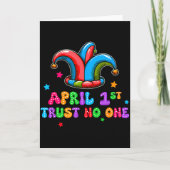 April Fool's Day Trust April 1st Prank Joke Gift Karte (Vorderseite)