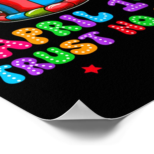 April Fool's Day Trust April 1st Prank Joke Gift Poster (Ecke)