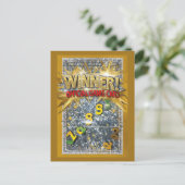 April Fools Fake Scratch Off Winner Prank Postkarte (Stehend Vorderseite)