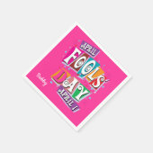 April Fools Paper Napkins Serviette (Ecke)