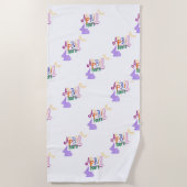 April Fools'  Strandtuch (Vorderseite)