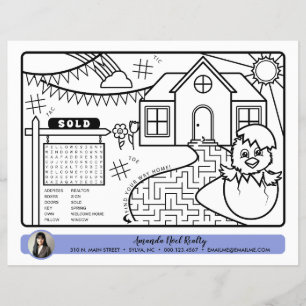 April Frühlingswohnungs-Seite für offene Hausaktiv Flyer