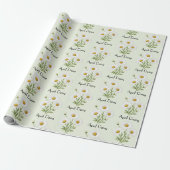 April-Gänseblümchen-Blumen Geschenkpapier (Ungerollt)